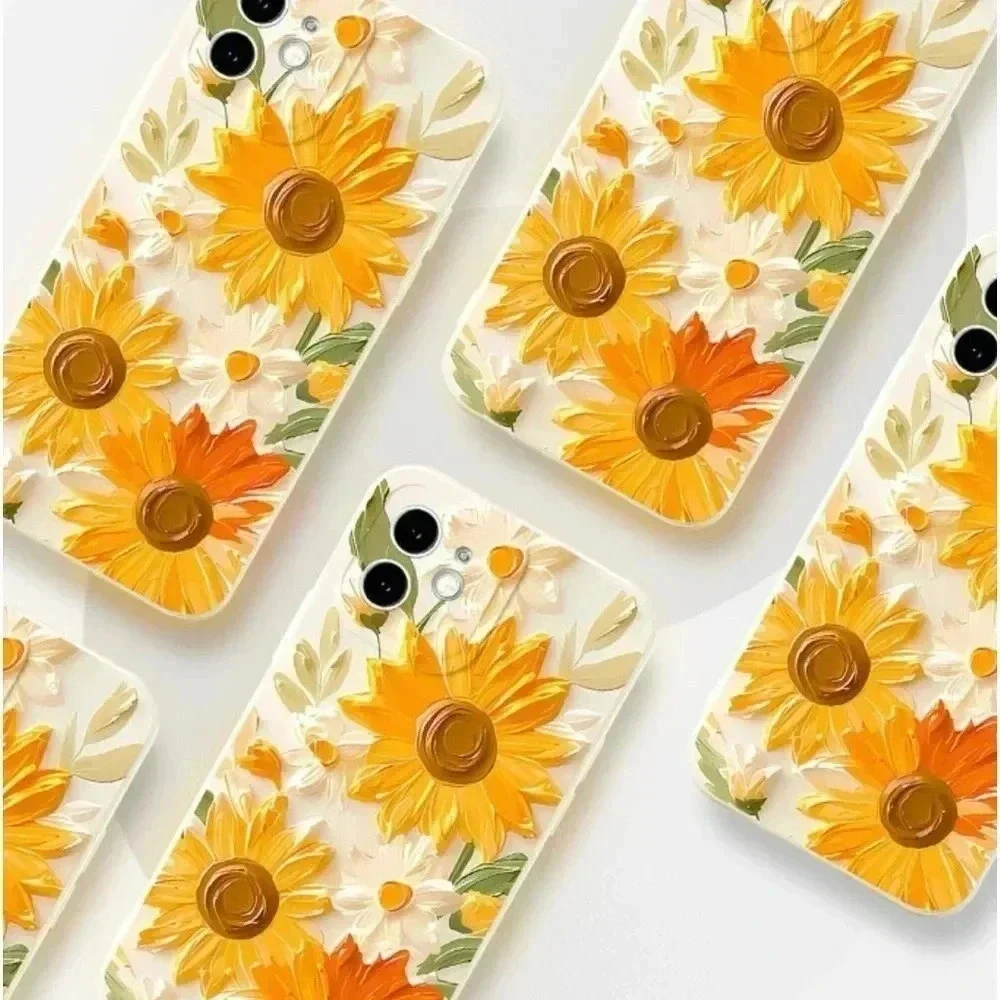 iPhone 13 Pro Max Sunflower Pattern Case NWT